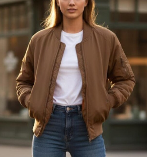 Handmade Unisex Satin Bomber Jacket