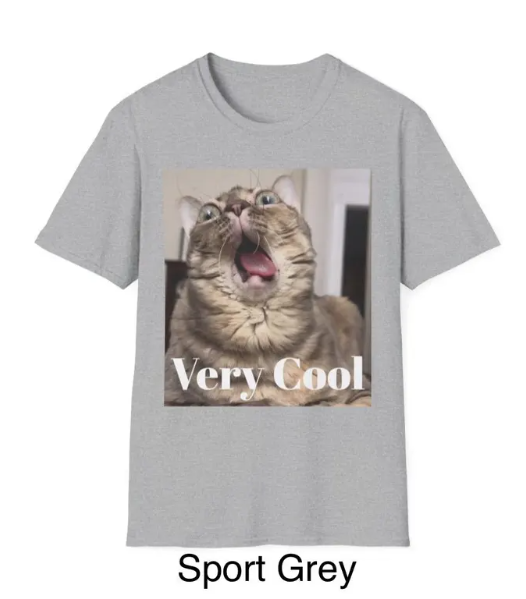 Very Cool Cat Meme T-Shirt