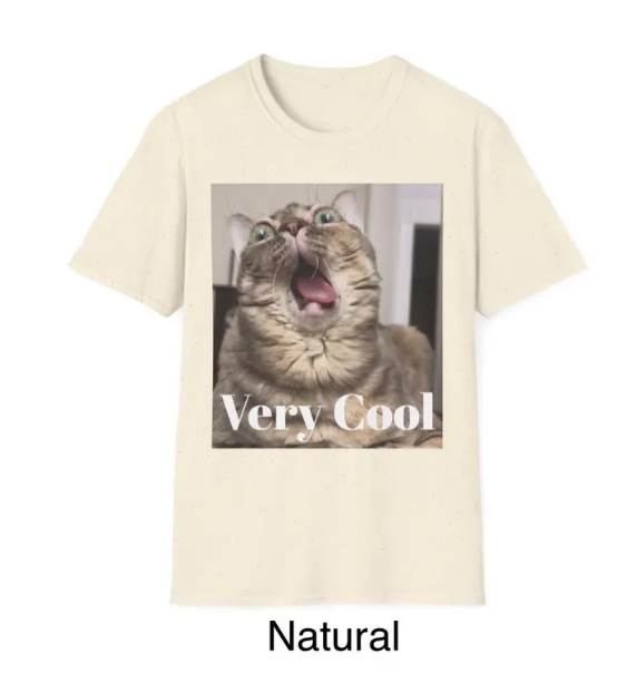Very Cool Cat Meme T-Shirt